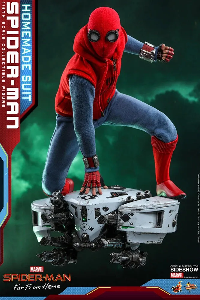 HOT TOYS MARVEL SPIDER-MAN FAR FROM HOME (HOMEMADE SUIT VERSION) COLLECTIBLE FIGURE 1/6TH SCALE - MMS552