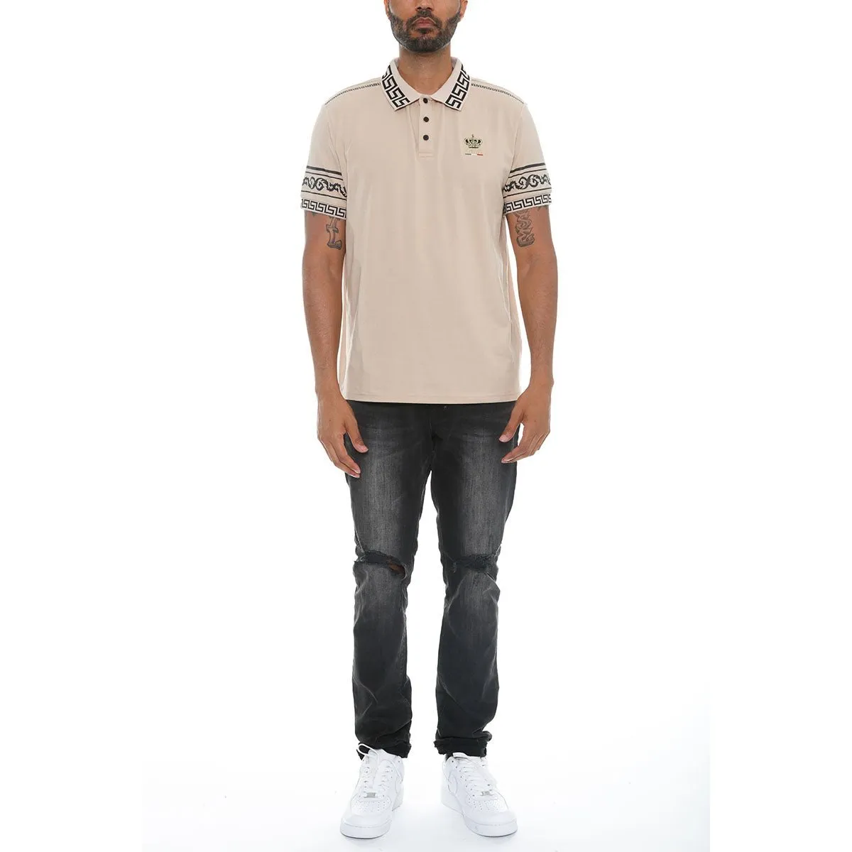 Italian Beige Polo Shirt