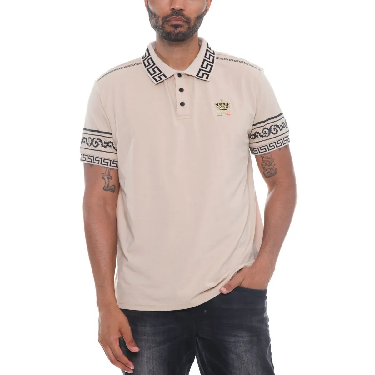 Italian Beige Polo Shirt