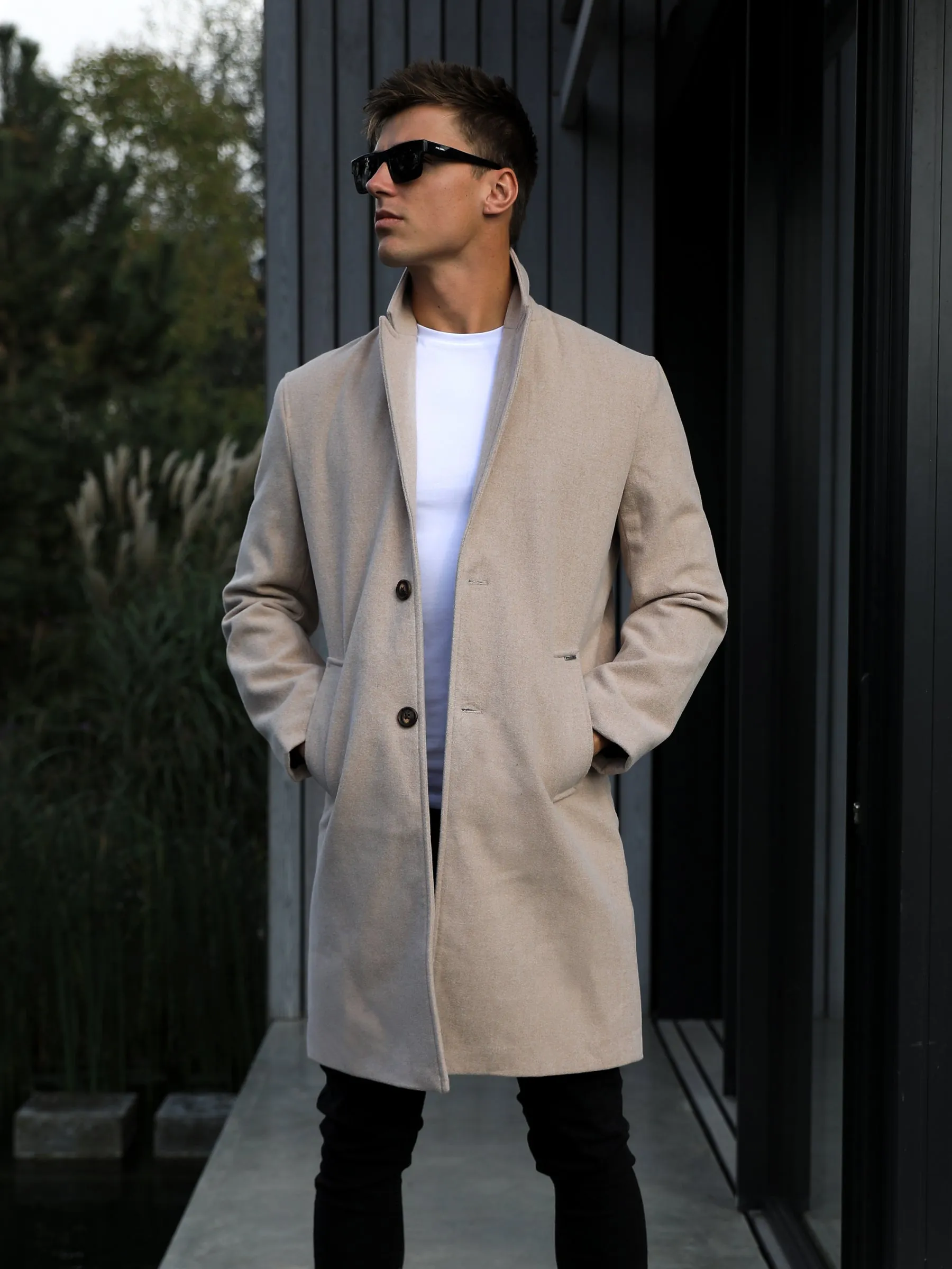 Knightsbridge Tailored Coat - Tan