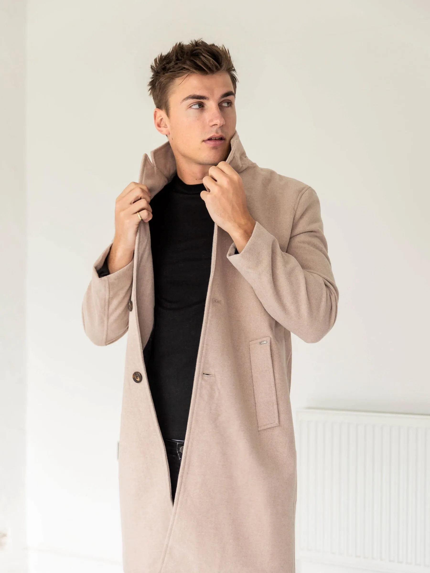 Knightsbridge Tailored Coat - Tan