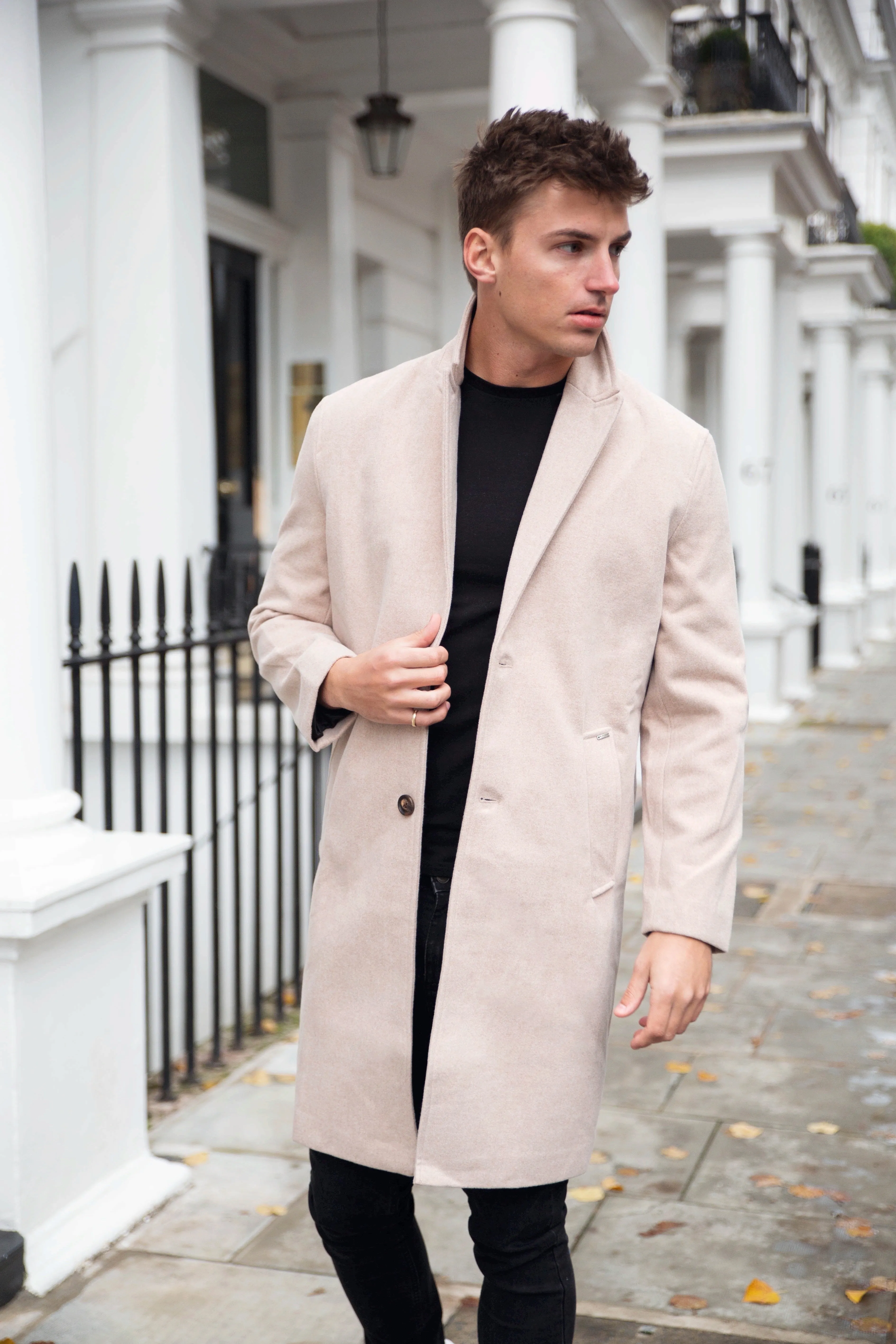 Knightsbridge Tailored Coat - Tan