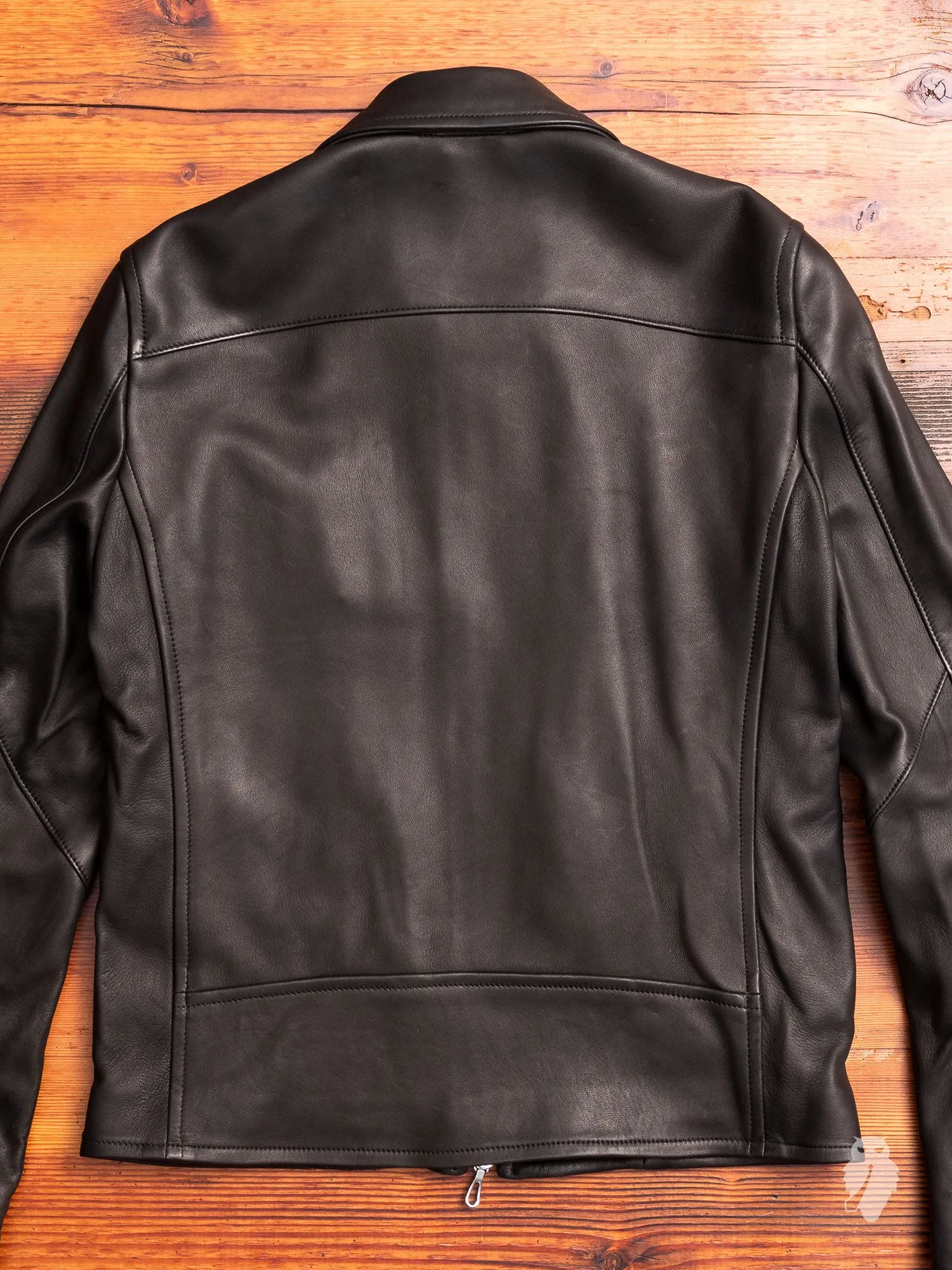 Lamb Leather Rider's Jacket in Black