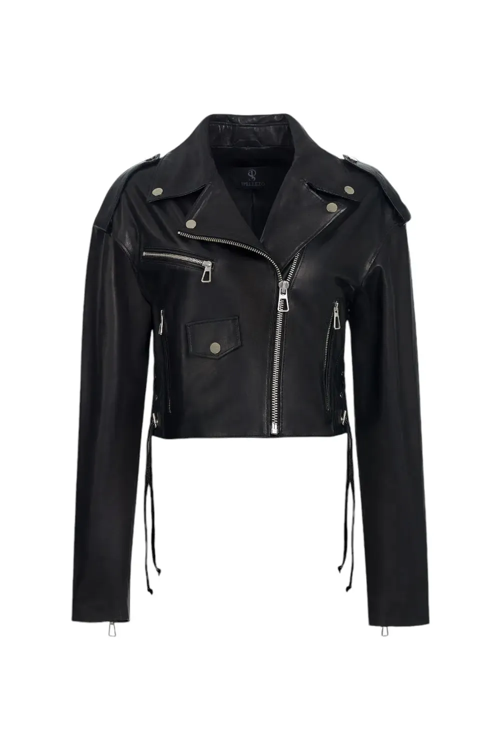 Lara Leather Moto Jacket