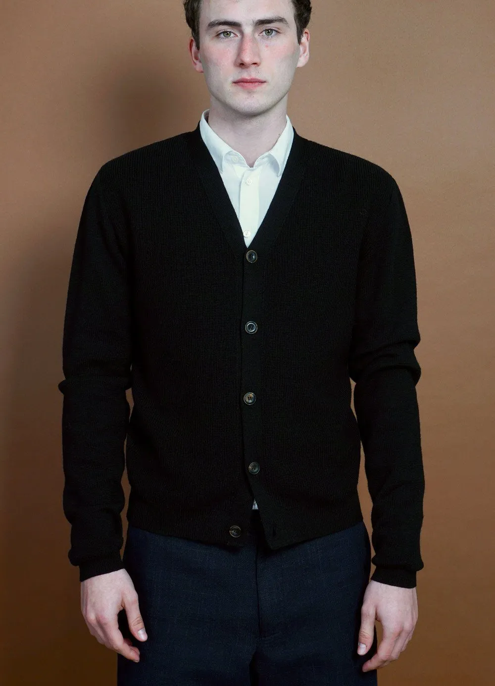 LEON | Knitted Cardigan | Black