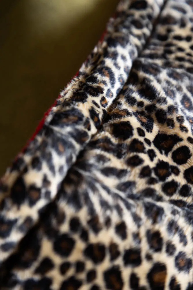 Leopard Print Pet Padded Blanket