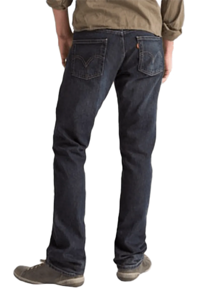 Levi Strauss Men's 514 Straight Tumbled Rigid Denim Regular Jeans