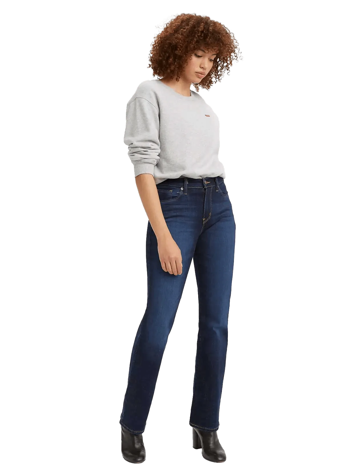 Levi's Women's Classic Stretch Mid Rise Easy Fit Boot Cut Jeans