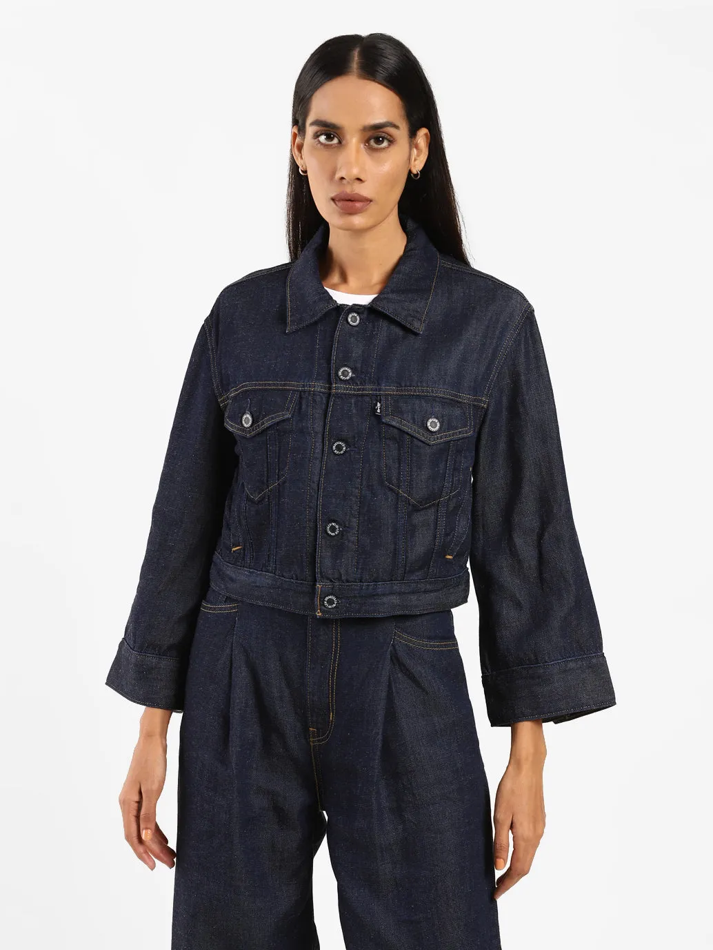 Levi's x Deepika Padukone Cropped Denim Jacket