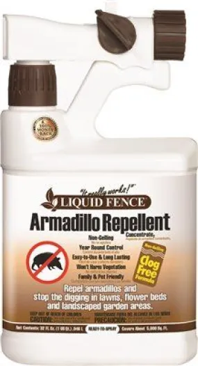 Liquid Fence Armadillo Repellent Concentrate Ready-To-Spray 1 Quart