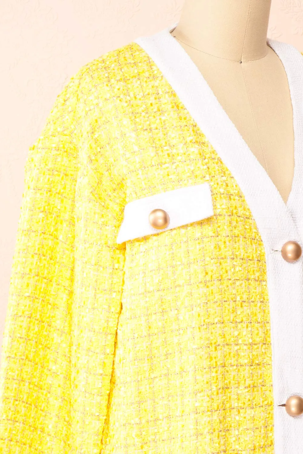 Lisane | Shimmery Tweed Cardigan