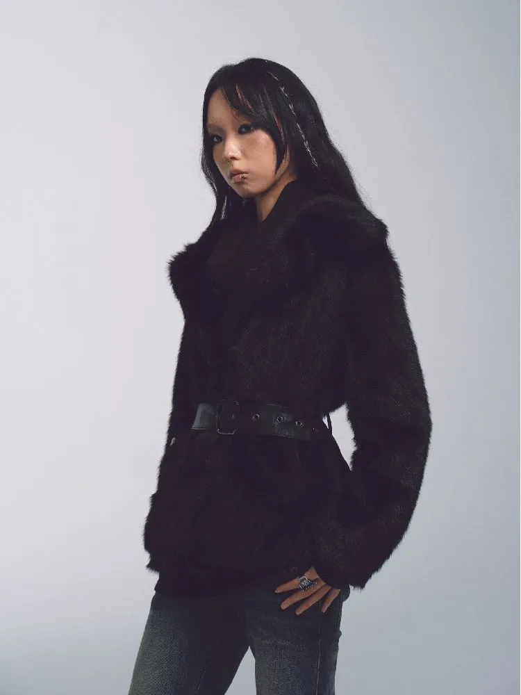 Long Sleeve Fur Coat【s0000011229】