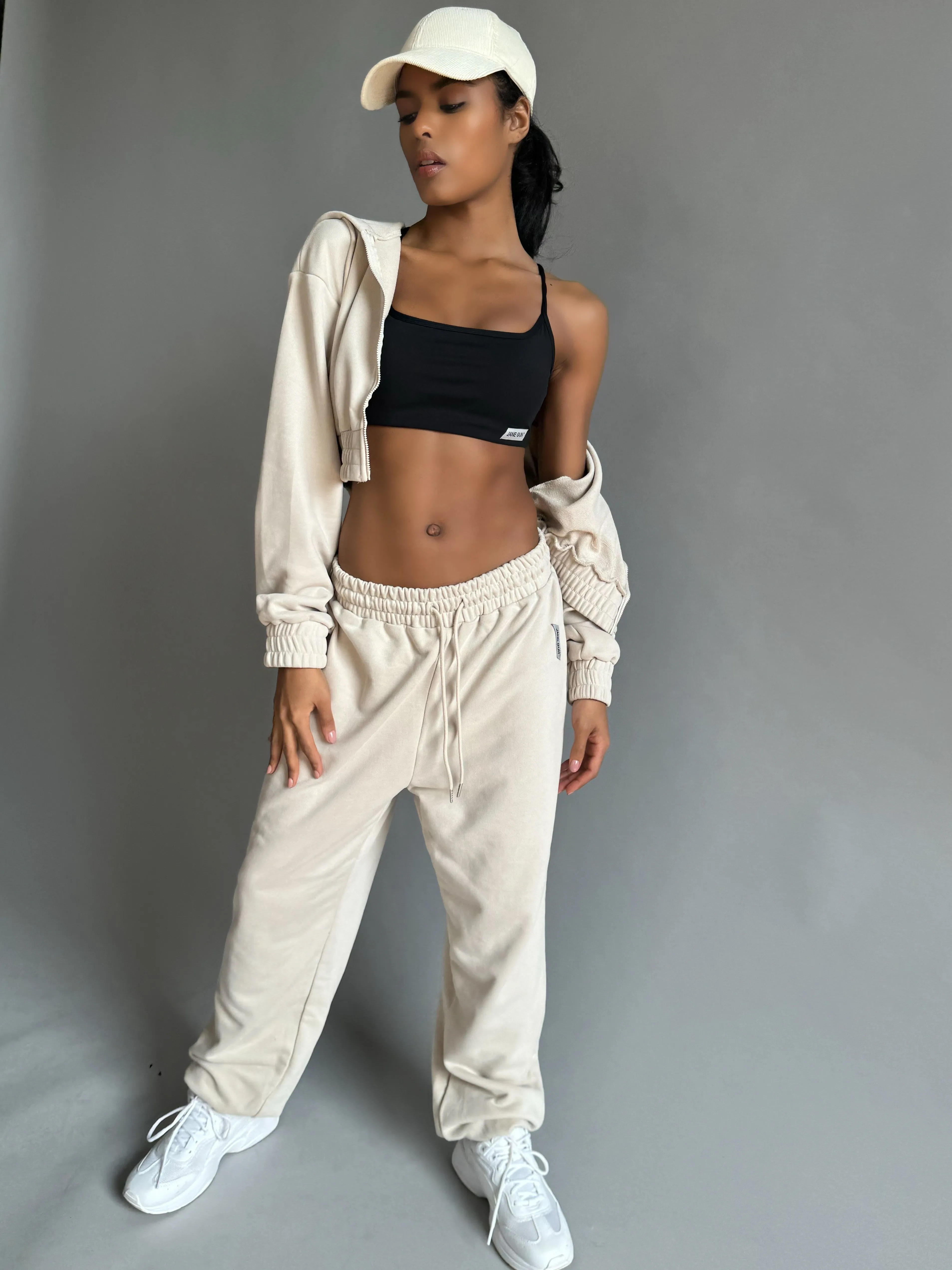 Loose Training Joggers  - Ivory