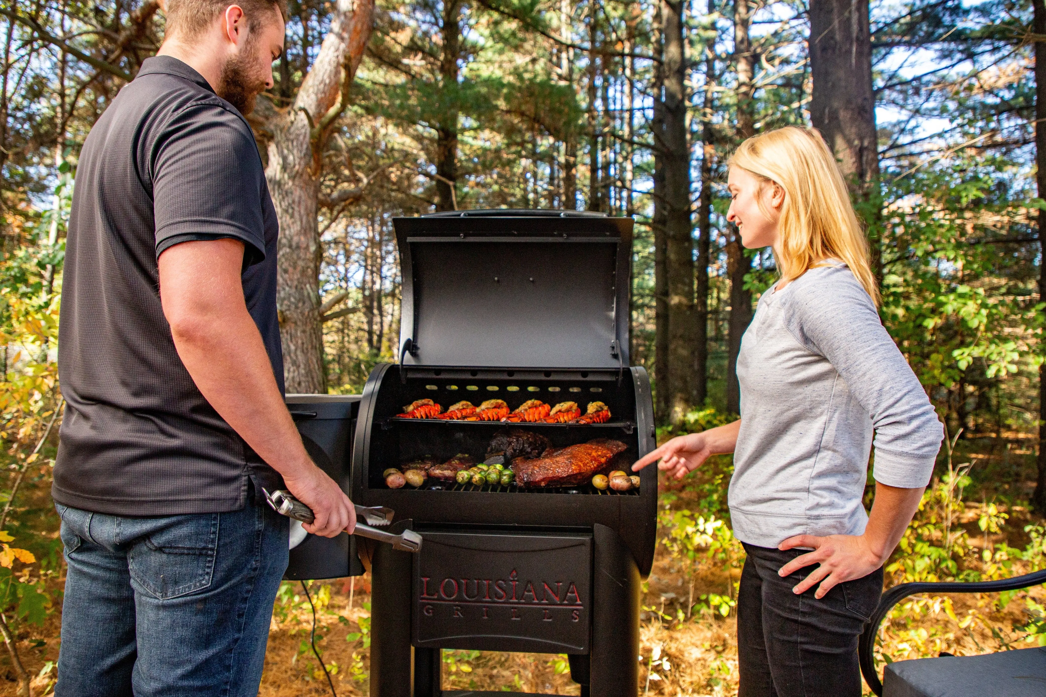 Louisiana Grills Founders Premier 800 Pellet Grill & Smoker w/ WIFI Control