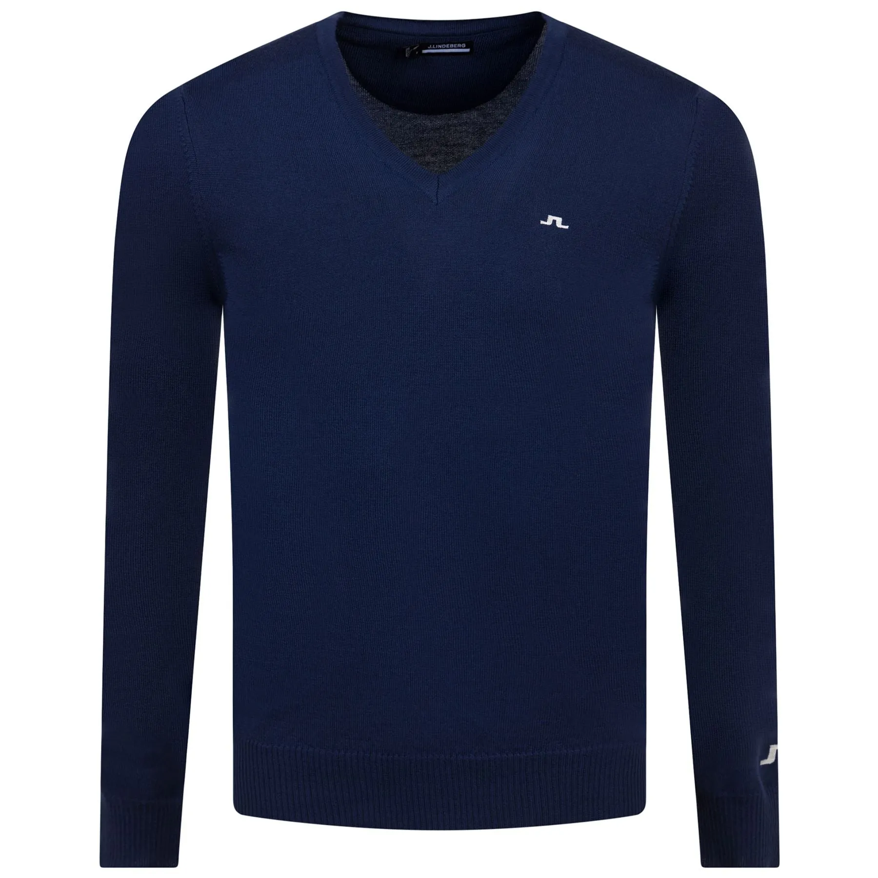 Lymann Knitted Merino Wool Sweater Estate Blue - AW23