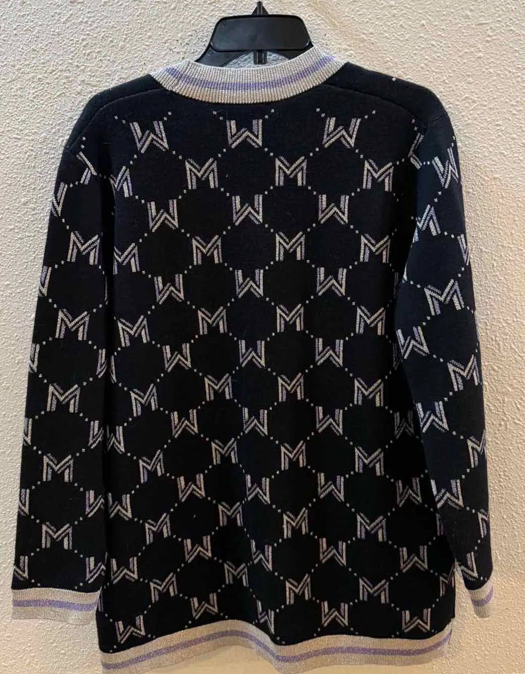 Maje Black Multi Size L Sweater