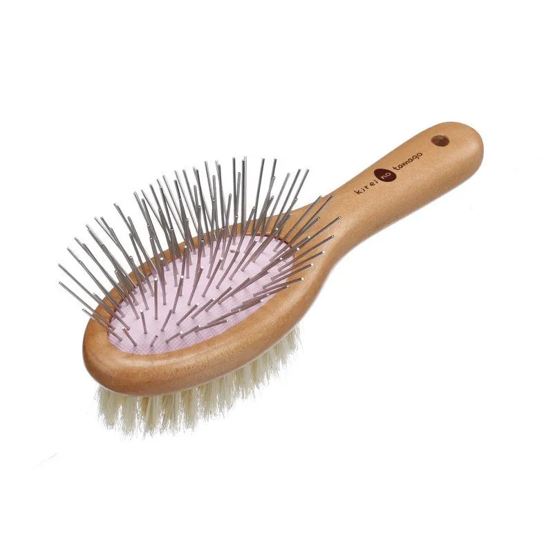 Marukan Round Shape Pig Fur Brush