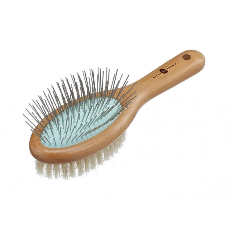 Marukan Round Shape Pig Fur Brush