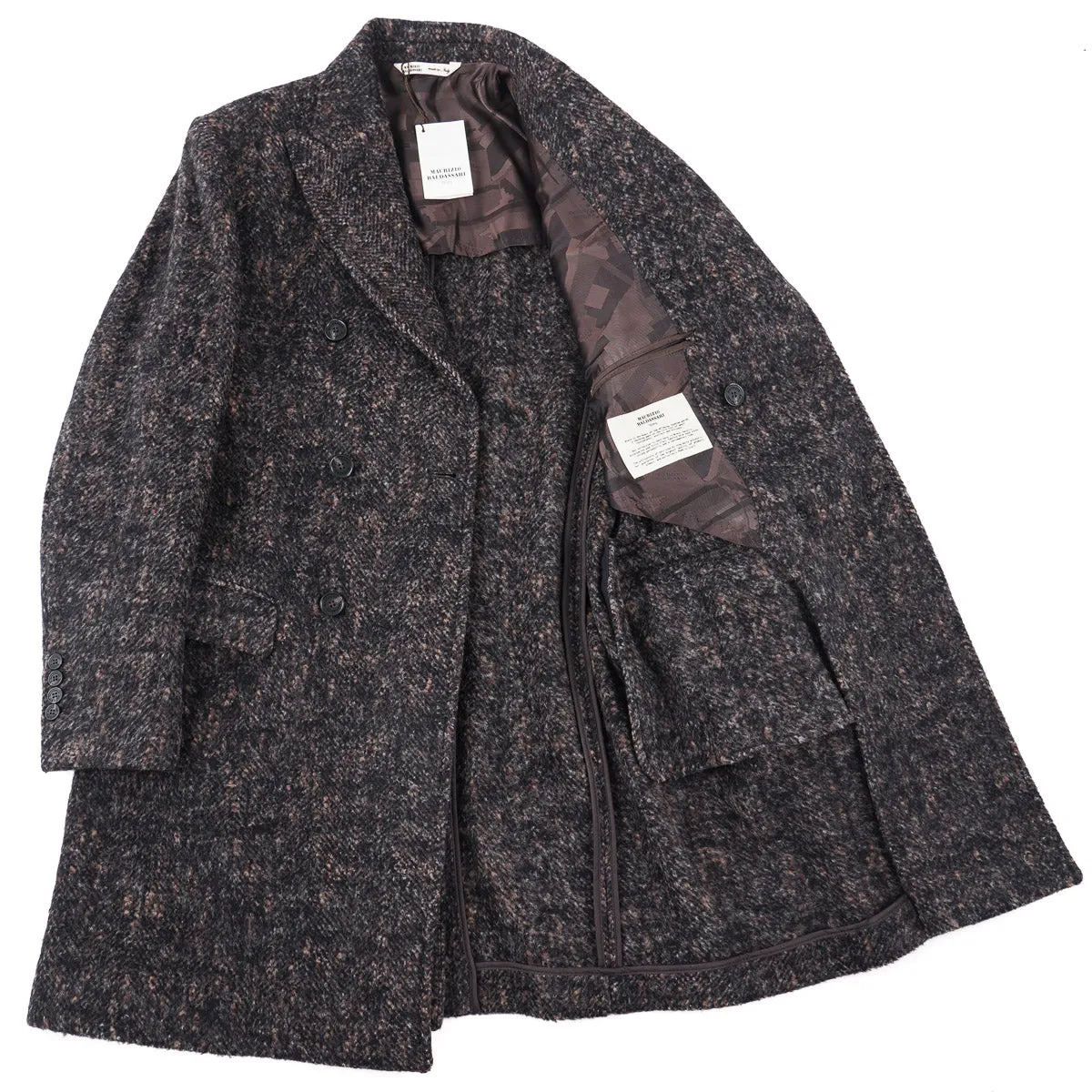 Maurizio Baldassari Wool and Baby Alpaca Coat