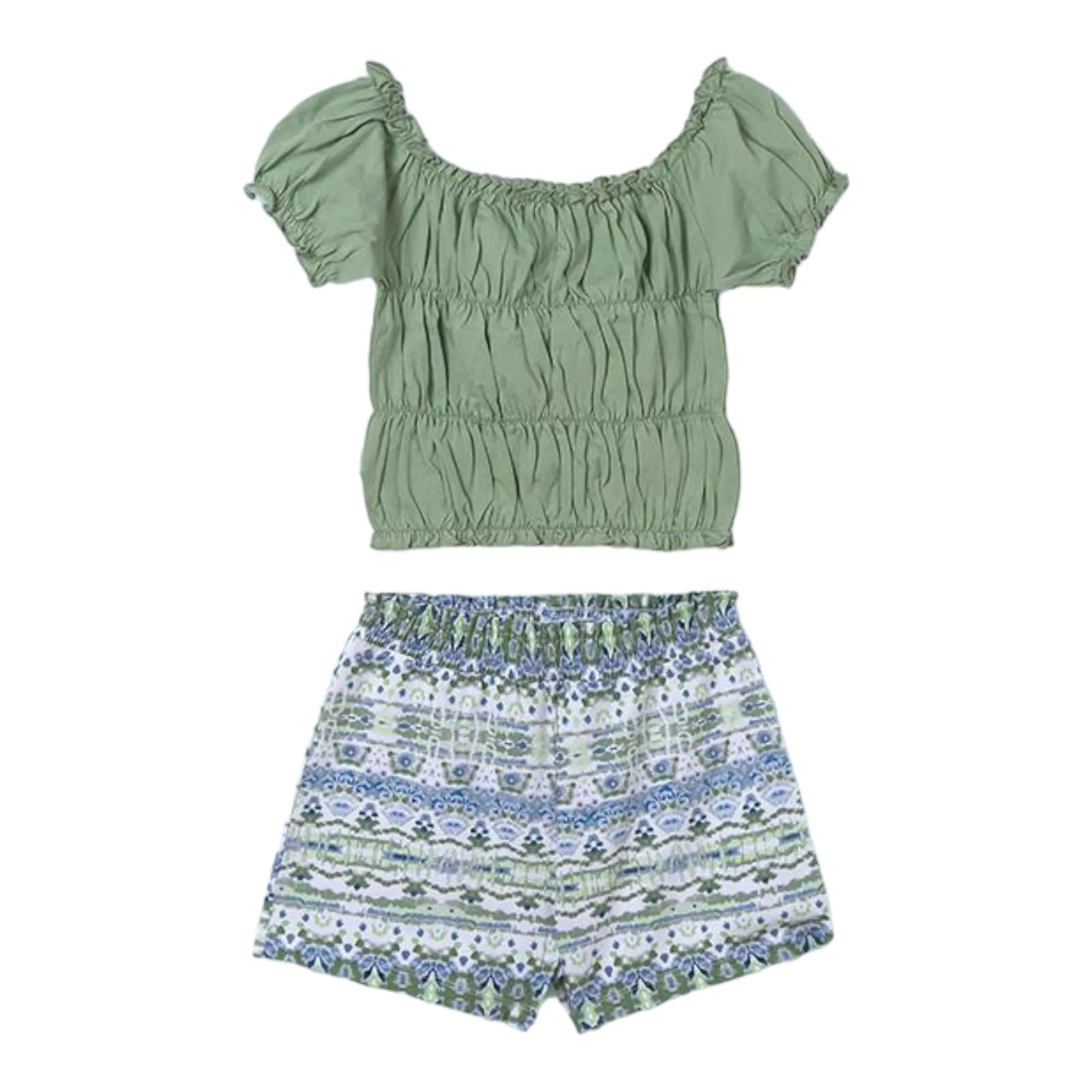 Mayoral -  2 piece shorts set, green