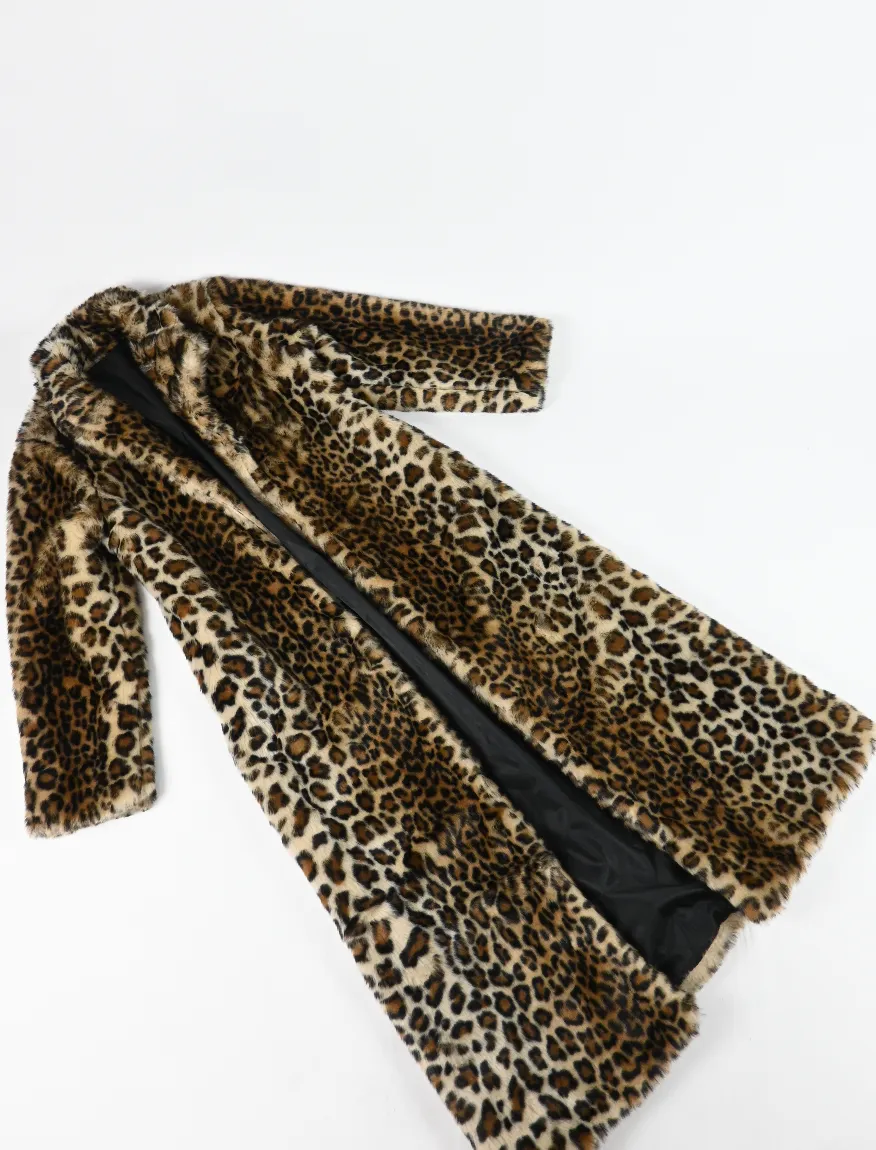 ME TO YOU Cheetah Print Coat