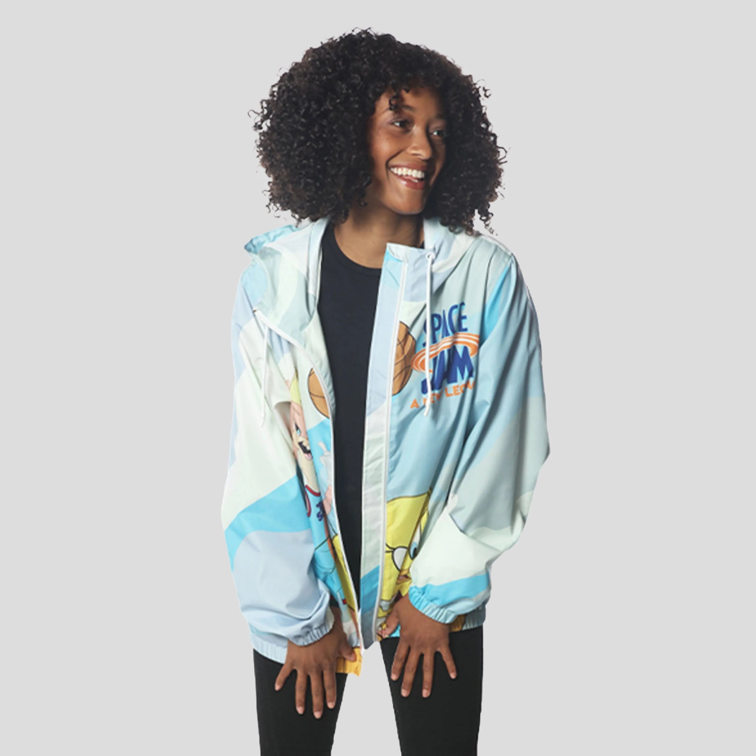 Members Only Women's Space Jam Windbreaker Jacket