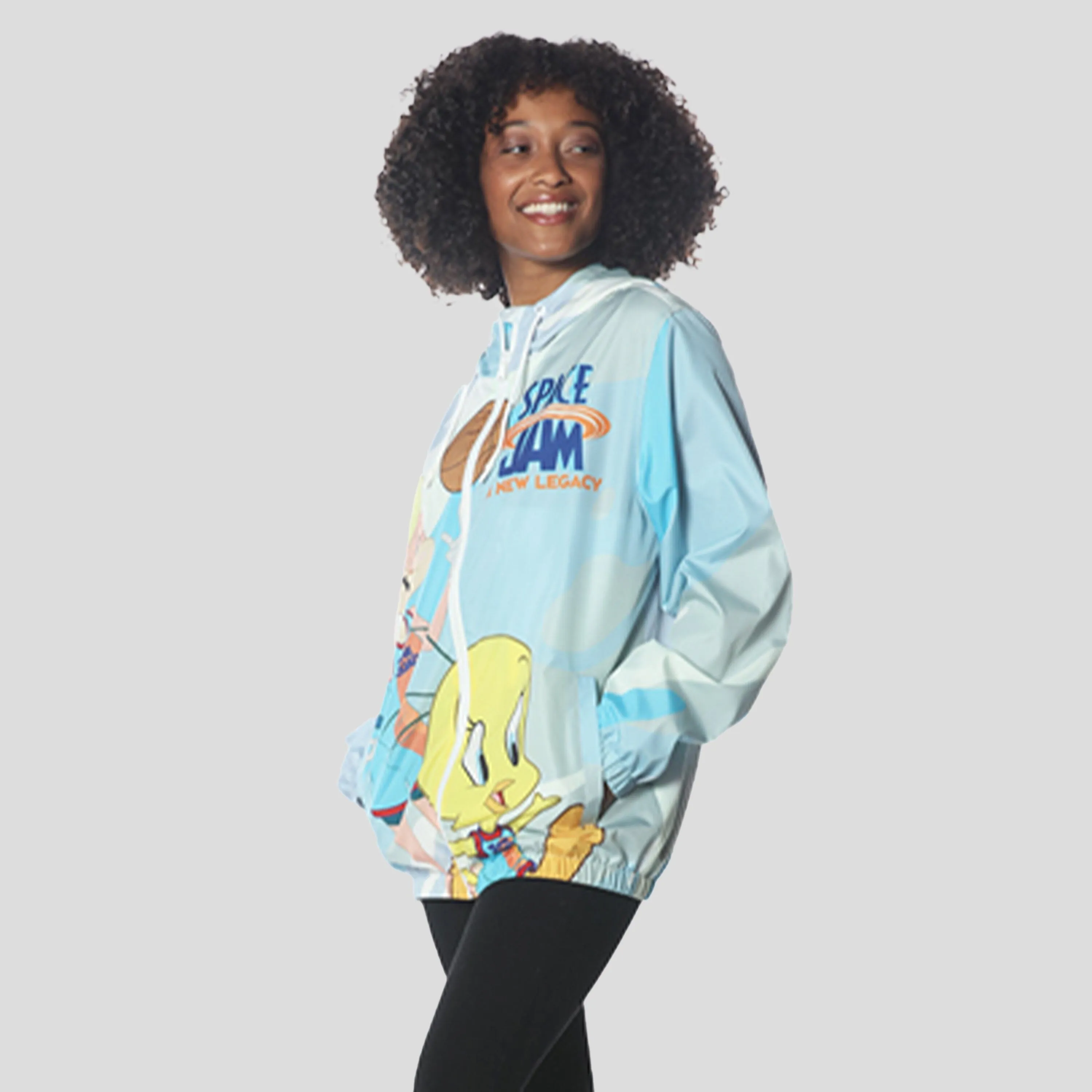 Members Only Women's Space Jam Windbreaker Jacket