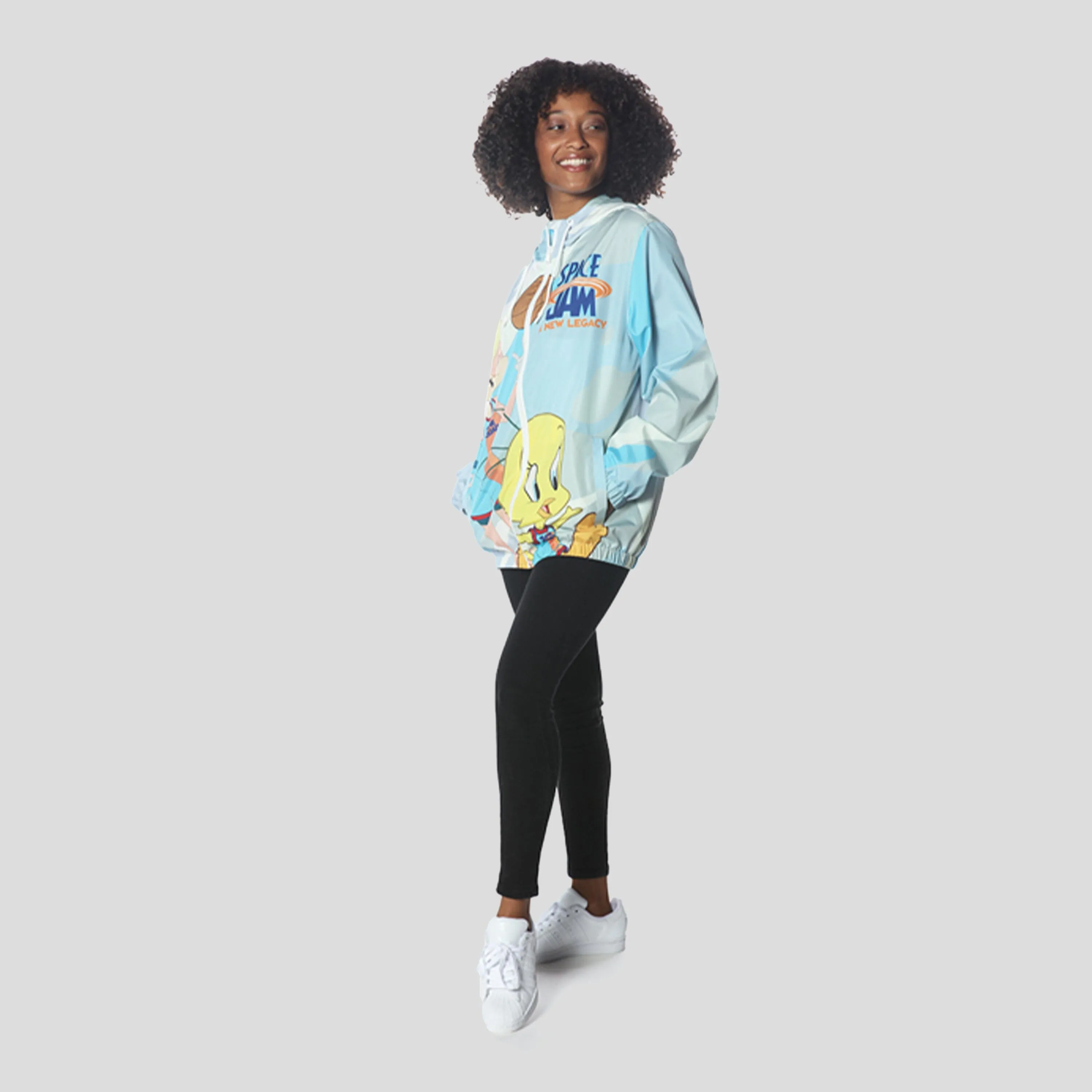 Members Only Women's Space Jam Windbreaker Jacket