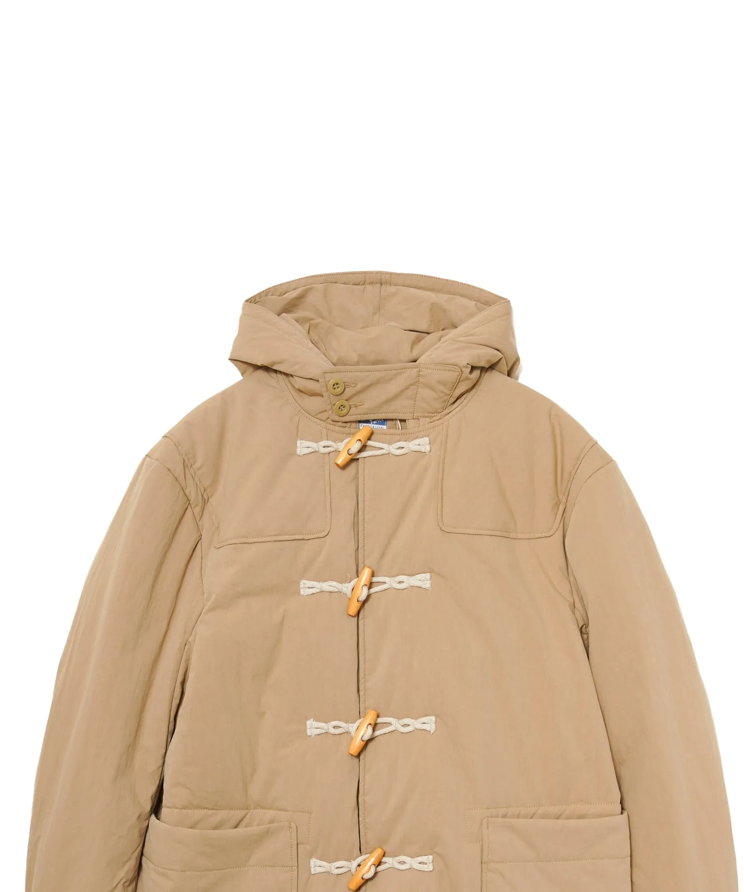 【MEN】ARMY TWILL COTTON NYLON DUFFEL COAT