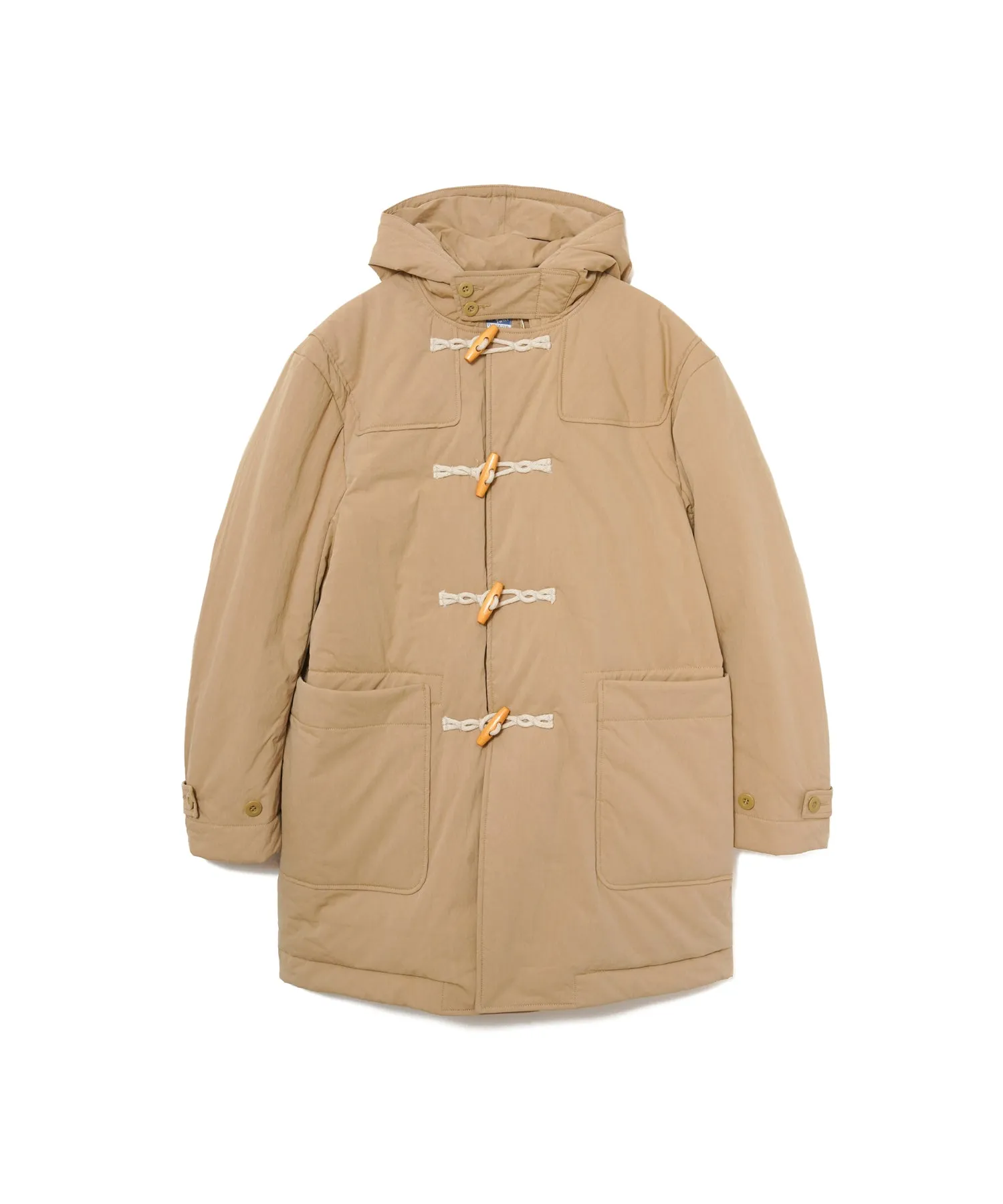 【MEN】ARMY TWILL COTTON NYLON DUFFEL COAT