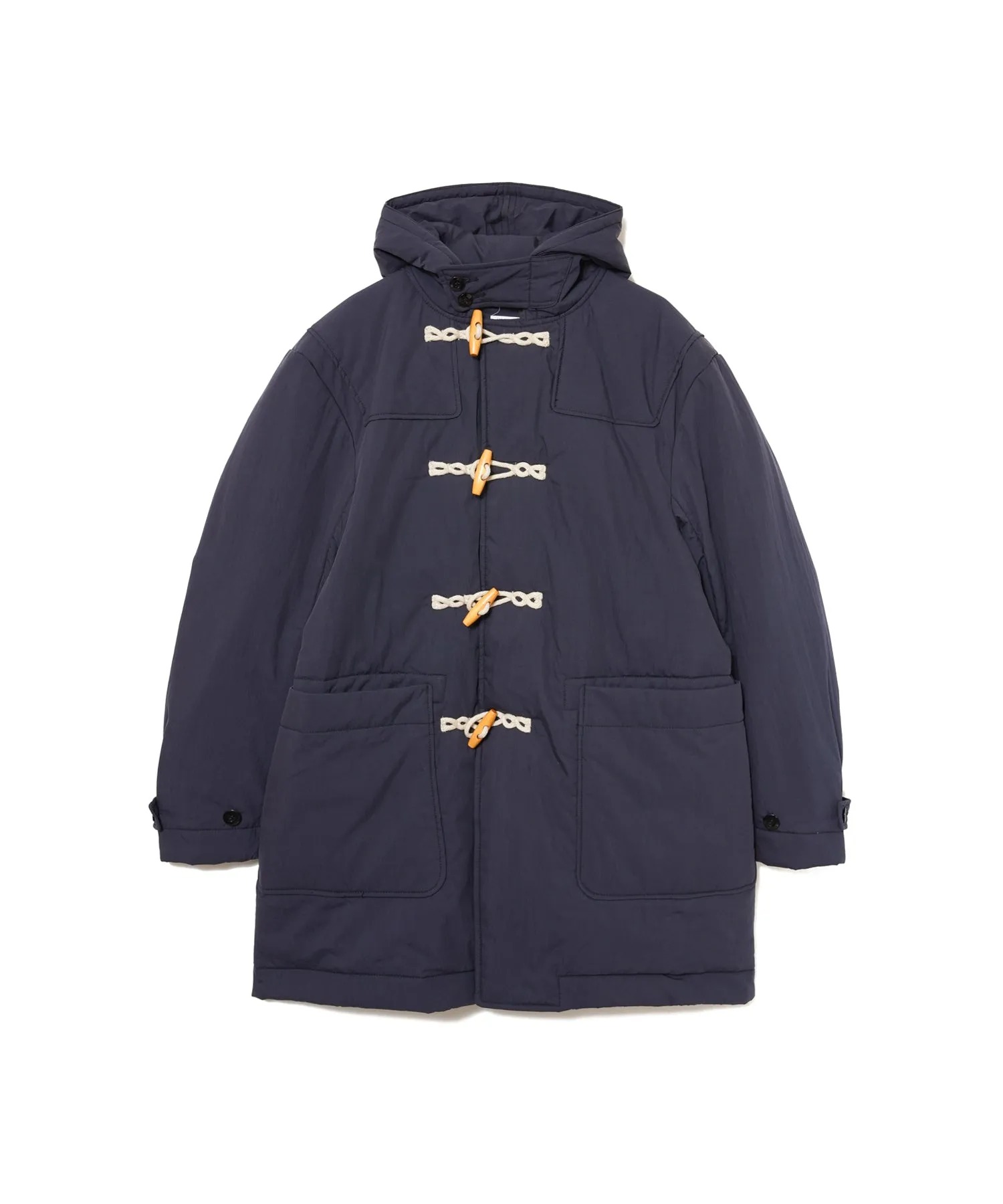 【MEN】ARMY TWILL COTTON NYLON DUFFEL COAT