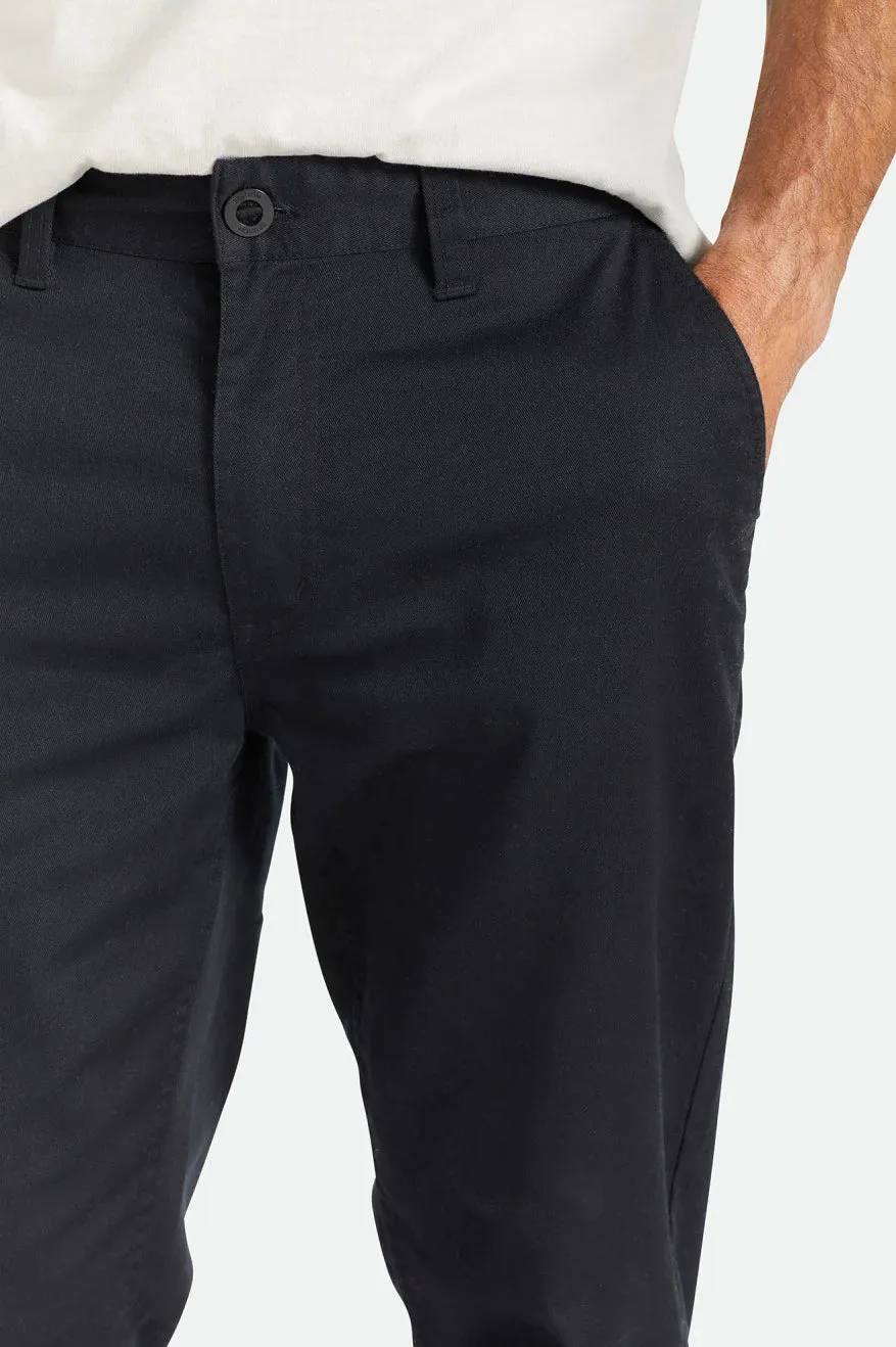 Men's Choice Chino Regular Pant - Black