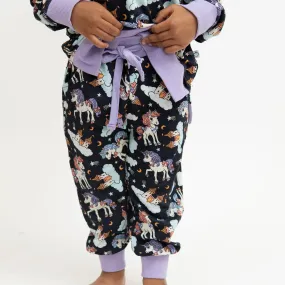 Midnight Unicorn Toddler Joggers