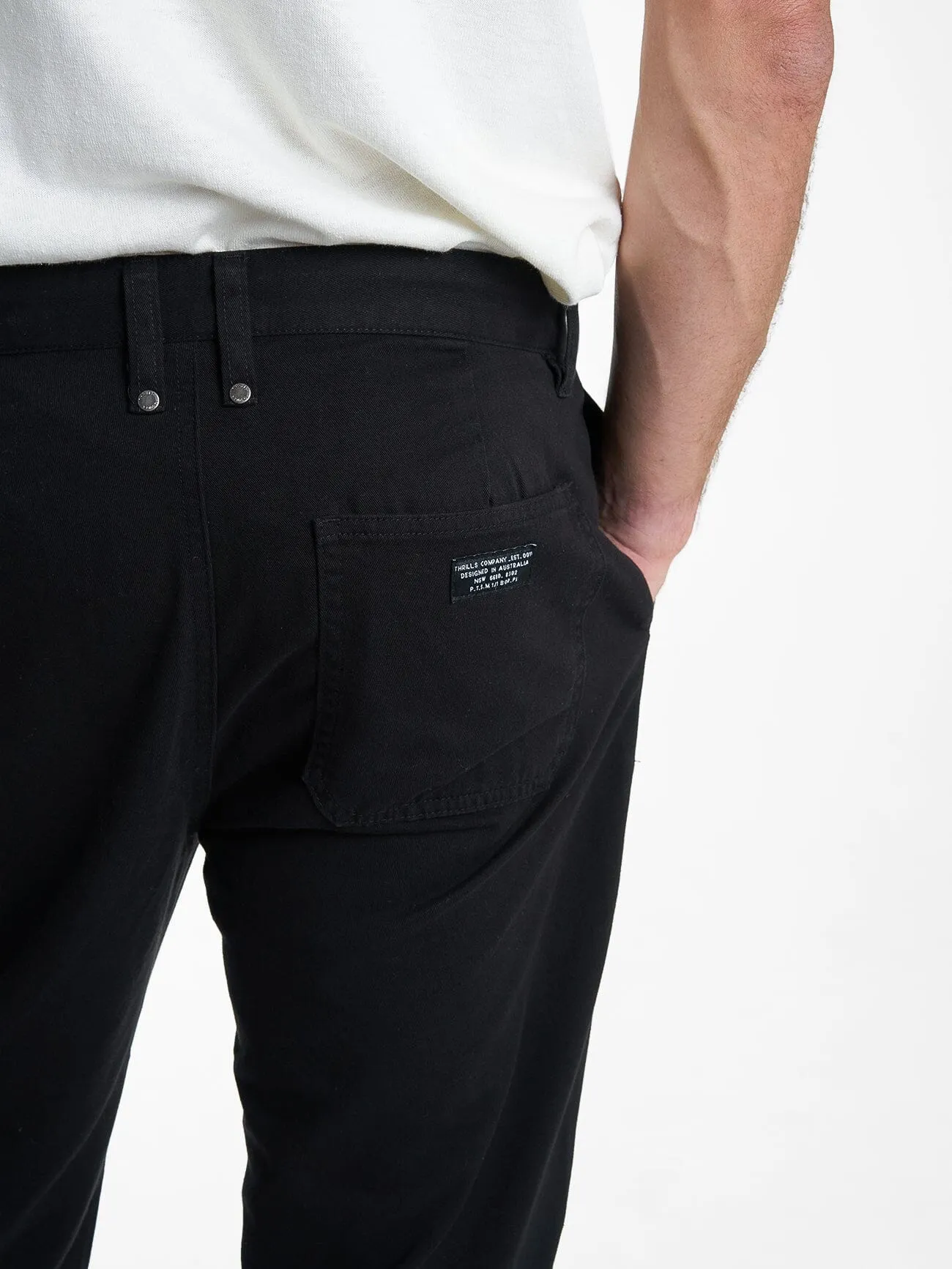 Minimal Thrills Work Chino - Black