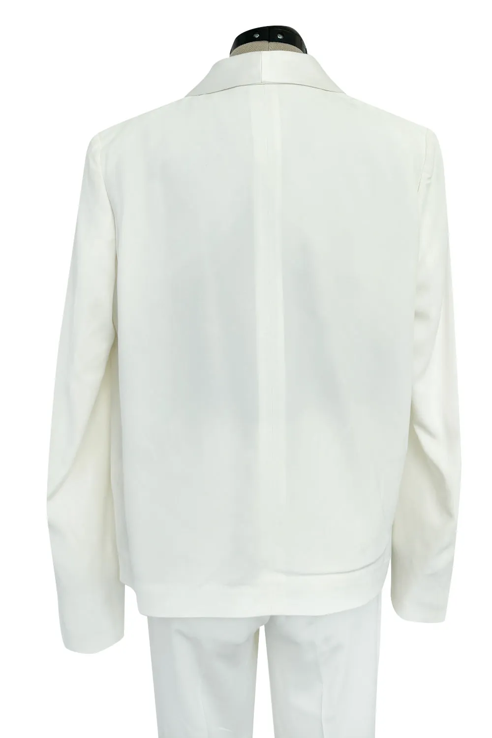 Minimalist Resort 2011 Celine by Phoebe Philo Runway Look 23 White Jacket & Pant Suit