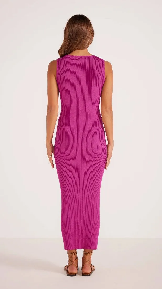 MinkPink Kosa Knit Midi Dress