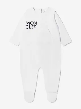 Moncler Enfant Baby Unisex Romper And Hat Set