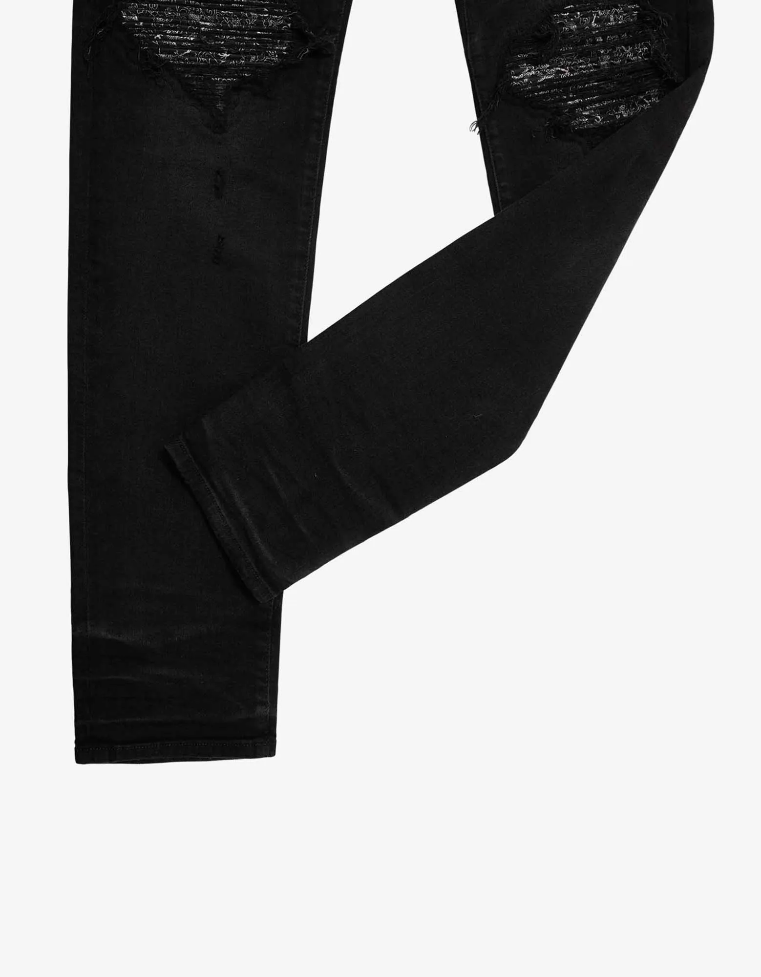 MX1 Bandana Aged Black Jeans