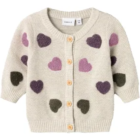 Name It Peyote Melange Neheart Knit Cardigan