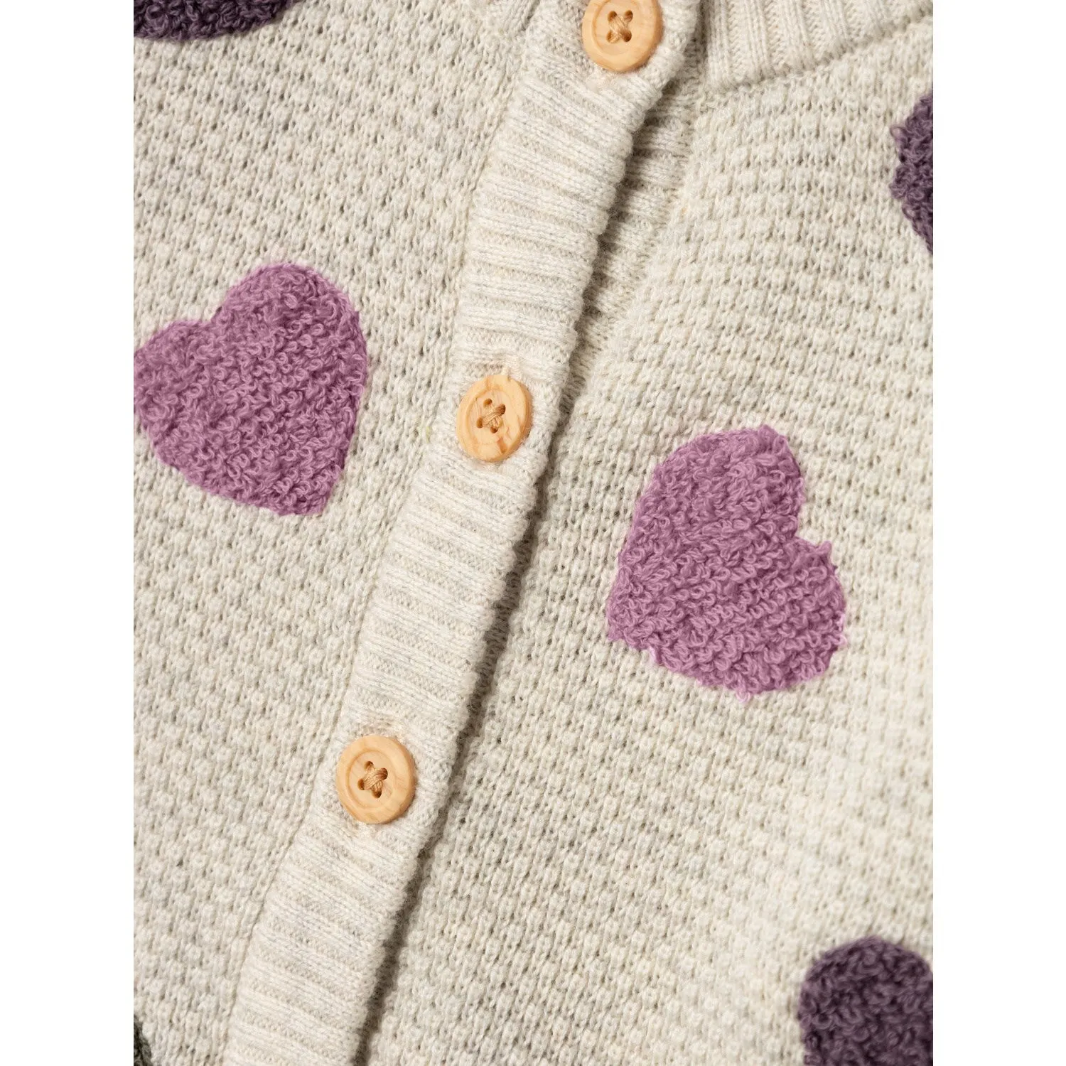 Name It Peyote Melange Neheart Knit Cardigan