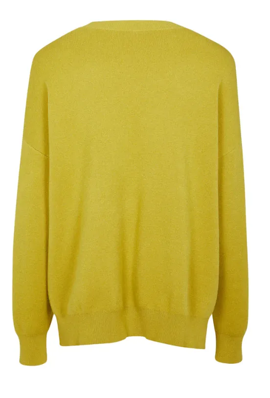 NEVERFULLY DRESSED Lime Copenhagen Jumper