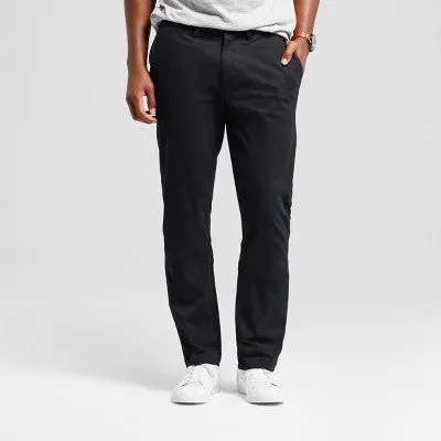 New - Goodfellow & Co Men's Mid Rise Relaxed Leg Athletic Chino Pants Stretch