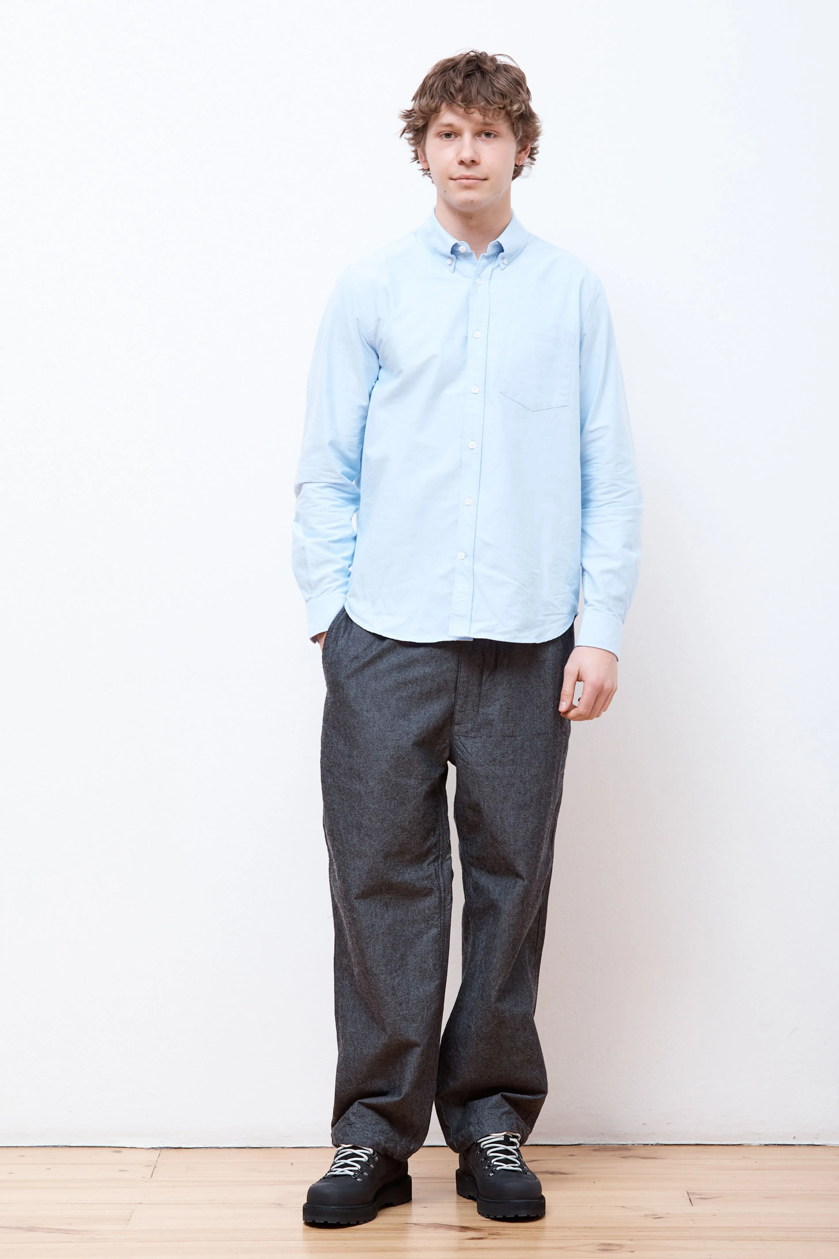 Norse Standard Oxford BD Shirt Pale Blue