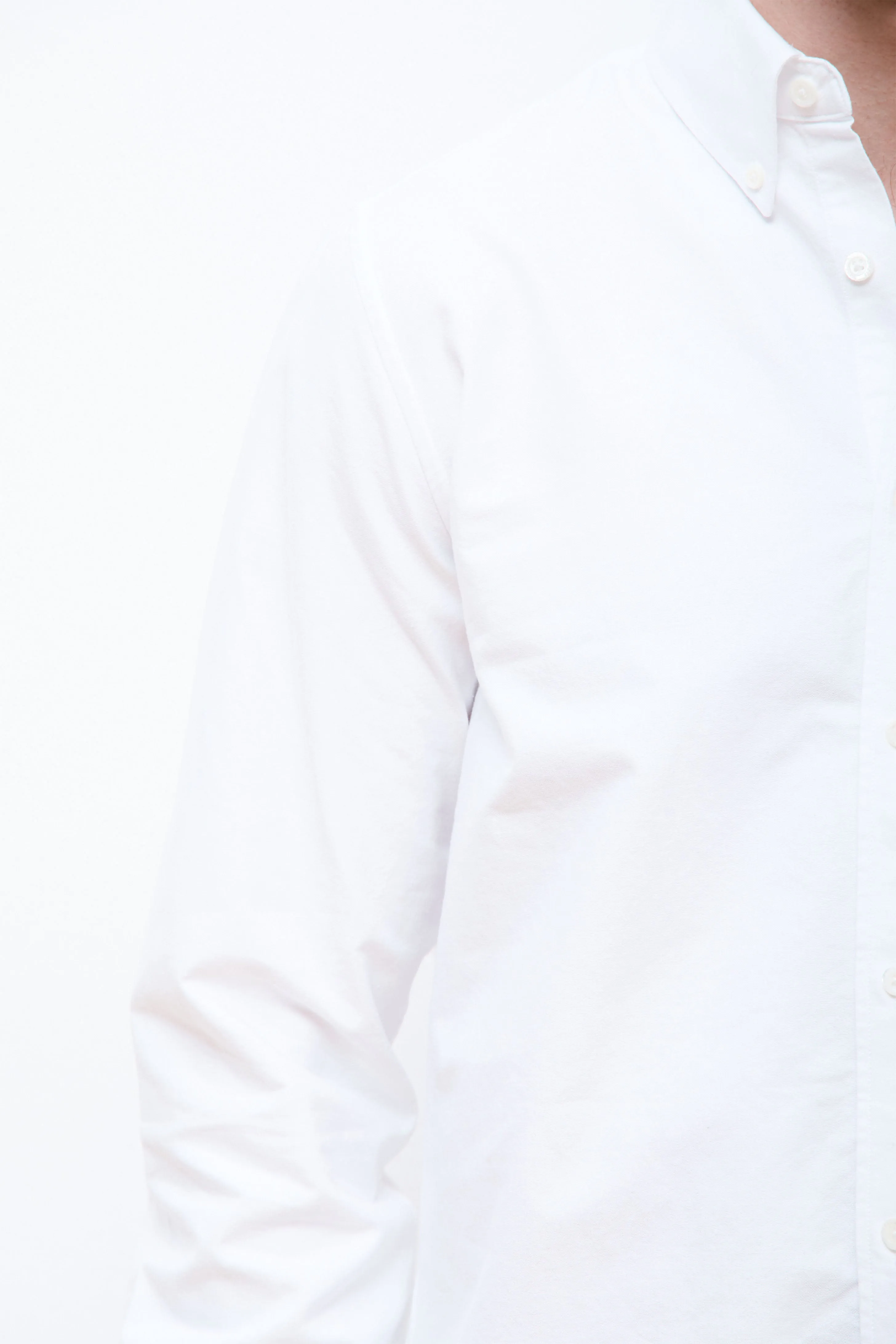 Norse Standard Oxford BD Shirt White