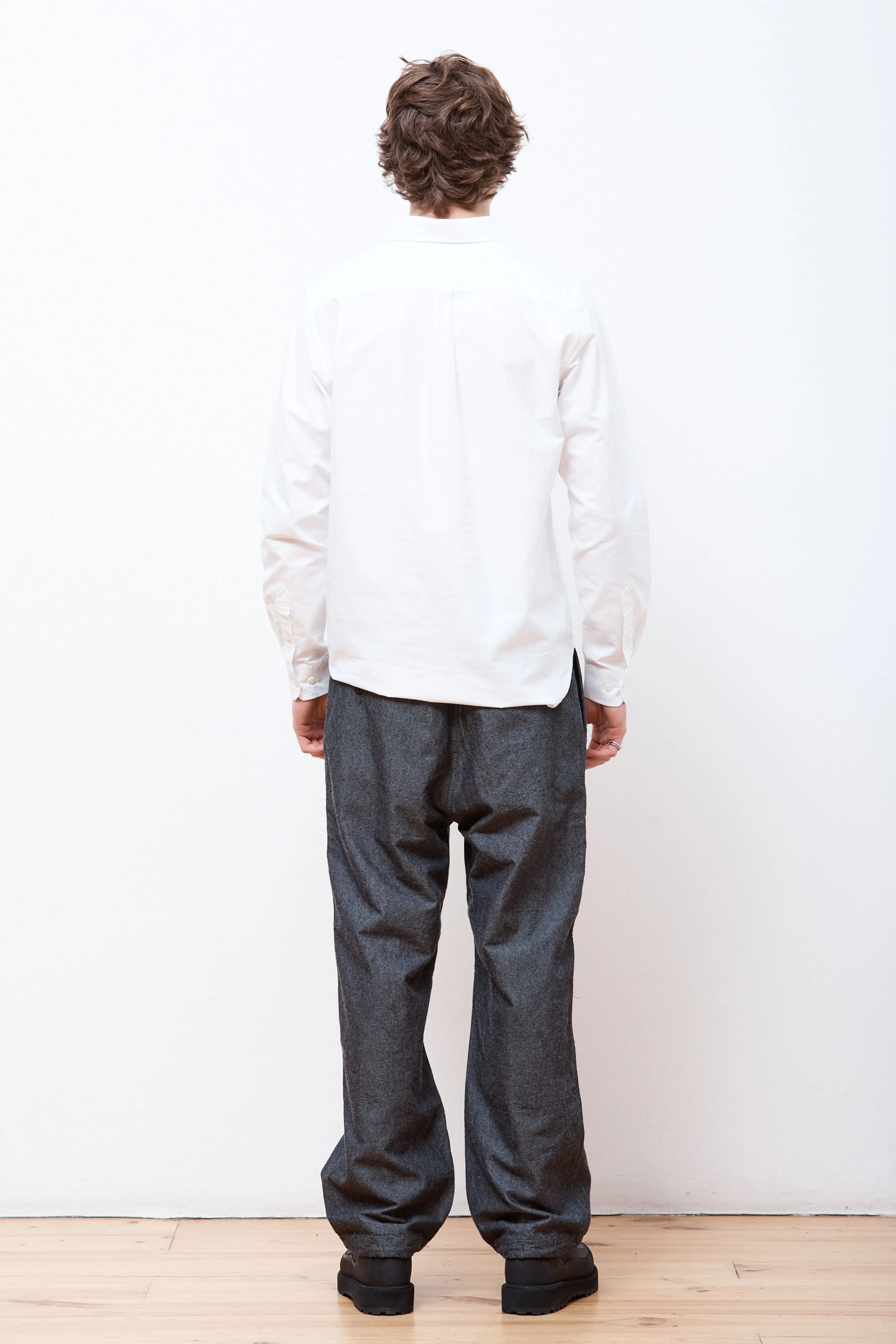 Norse Standard Oxford BD Shirt White