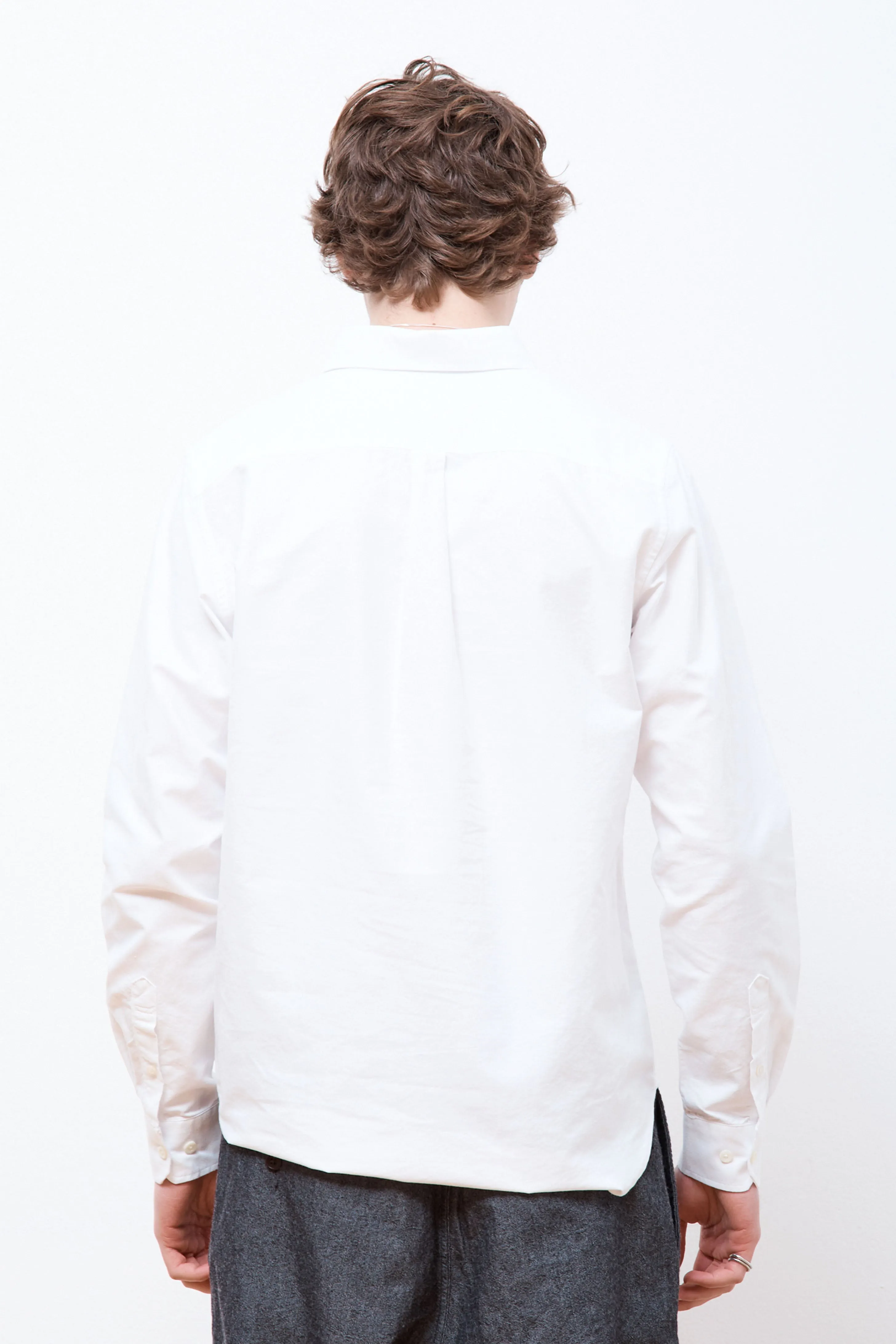 Norse Standard Oxford BD Shirt White