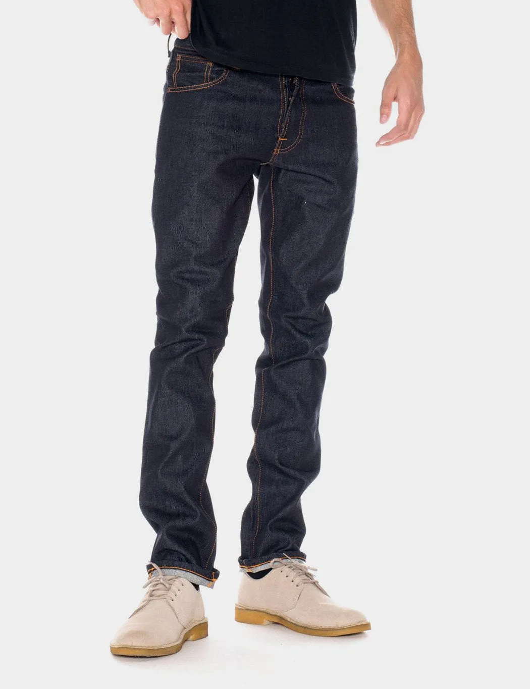 Nudie Dude Dan Jeans - Dry Classic Navy