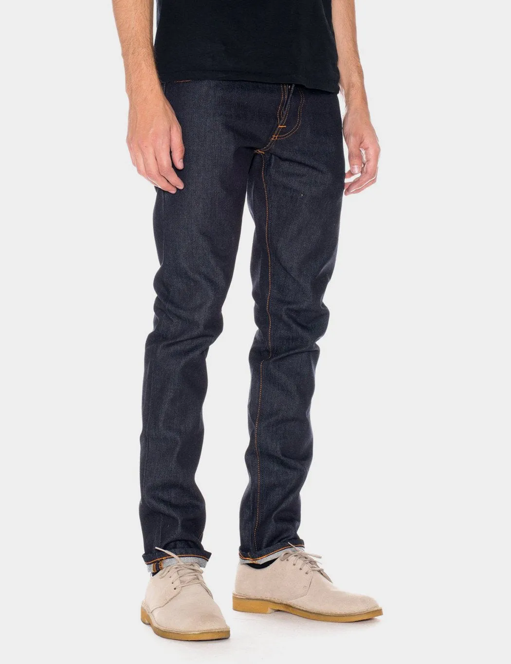 Nudie Dude Dan Jeans - Dry Classic Navy