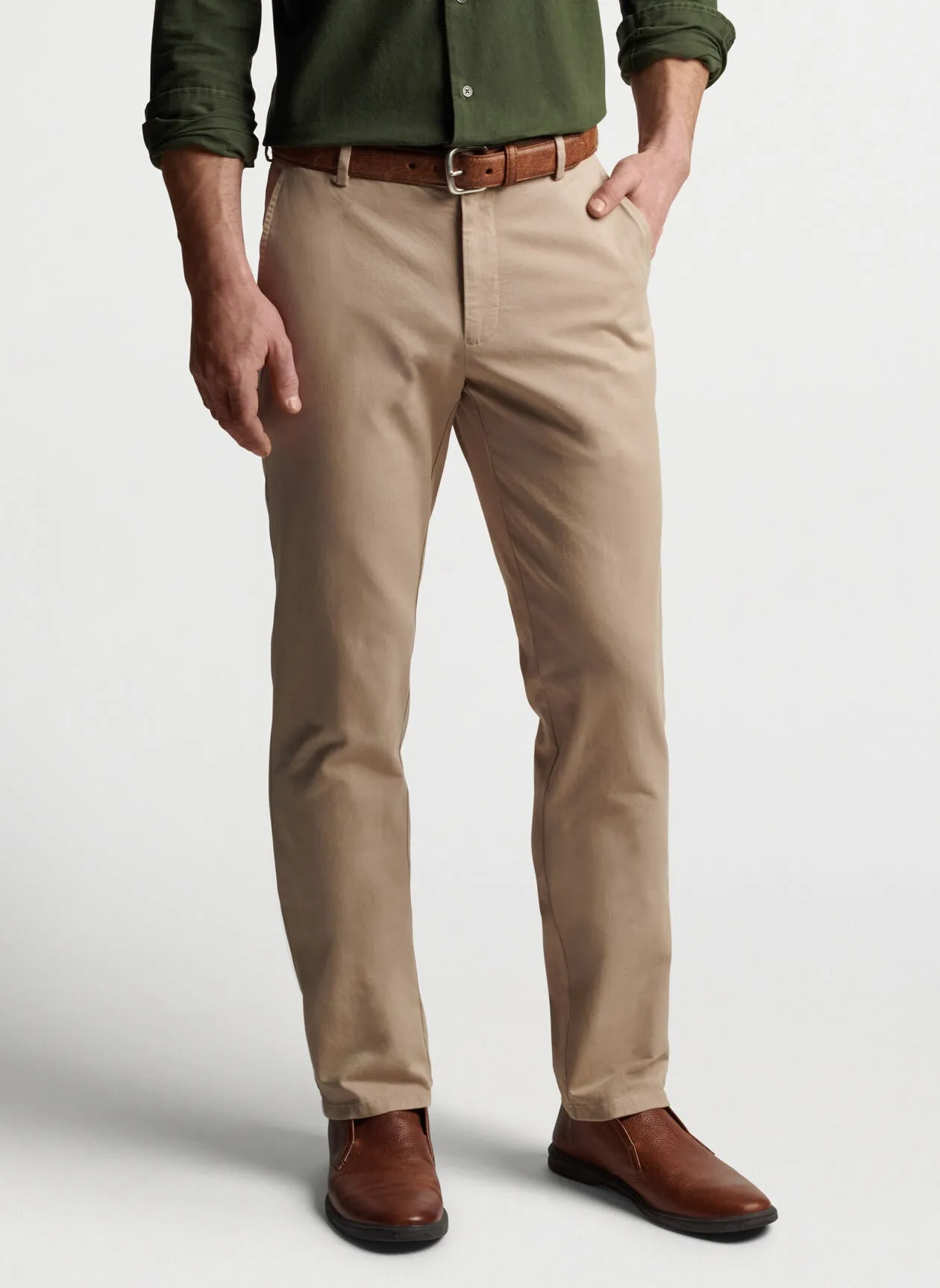 Peter Millar Pilot Twill Trouser - Khaki