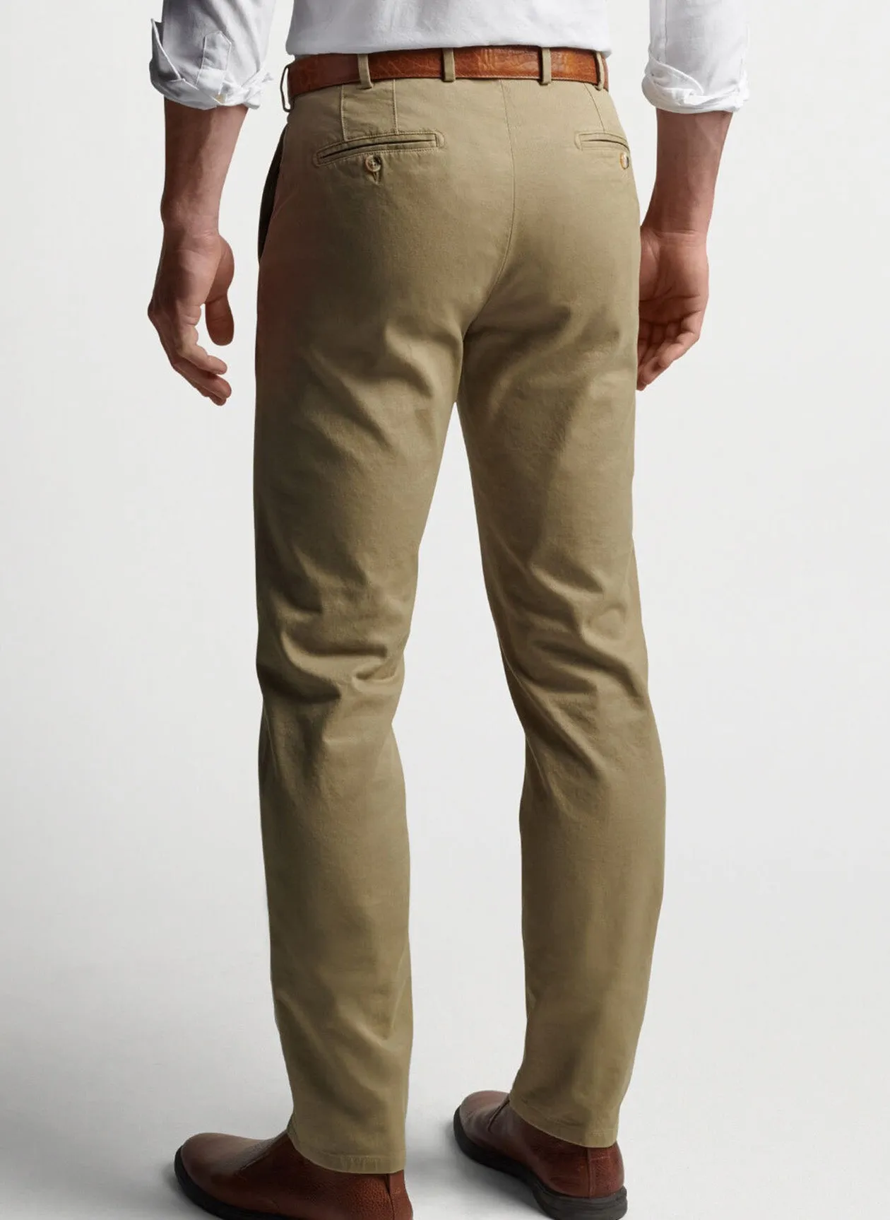 PILOT TWILL FLAT-FRONT PANT - SAGE